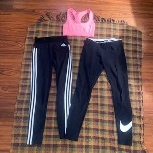 Nike & Adidas Brand w Free Soorts Bra size S